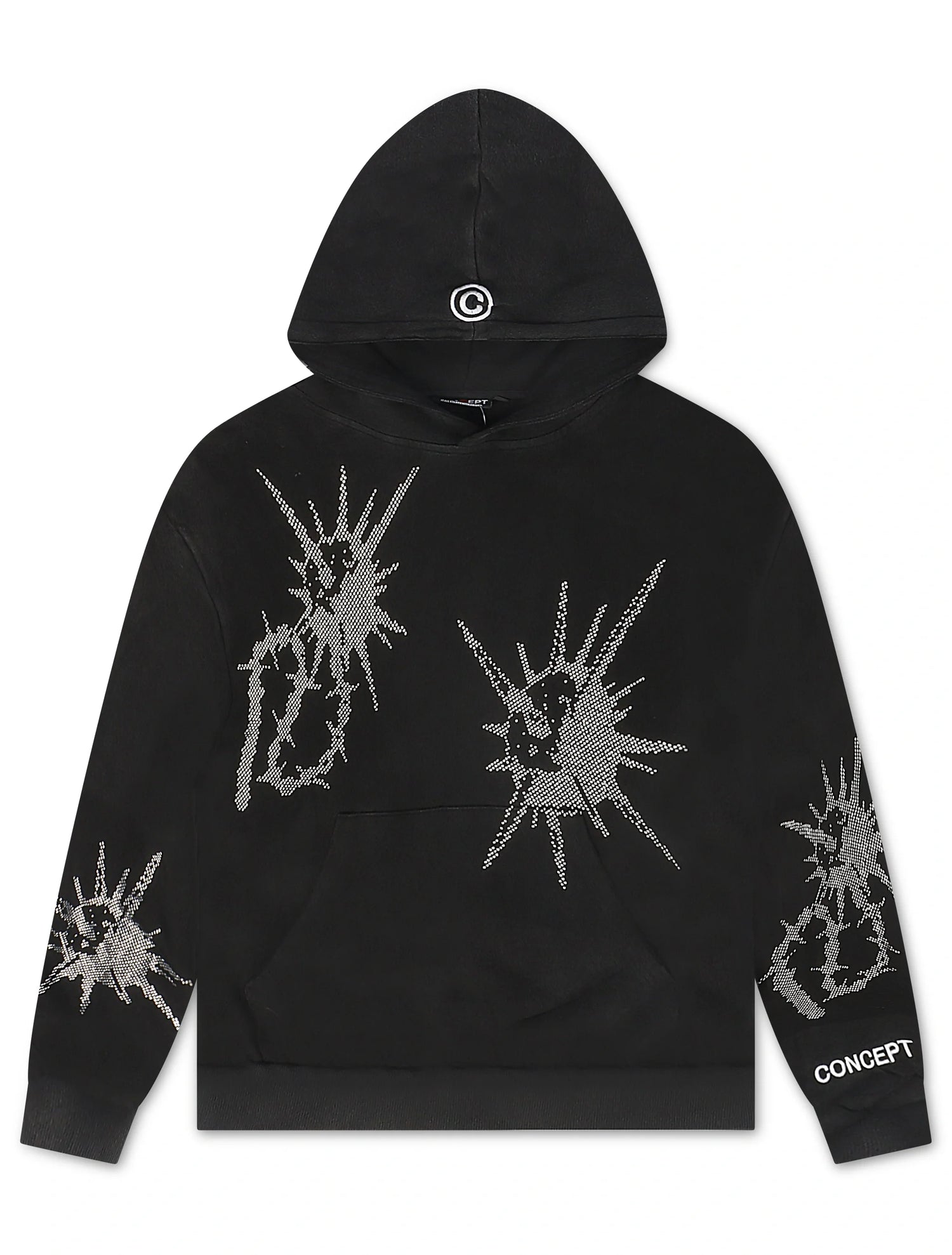Concept LA Flail Hoodie - Black Washed by Denim Exchange