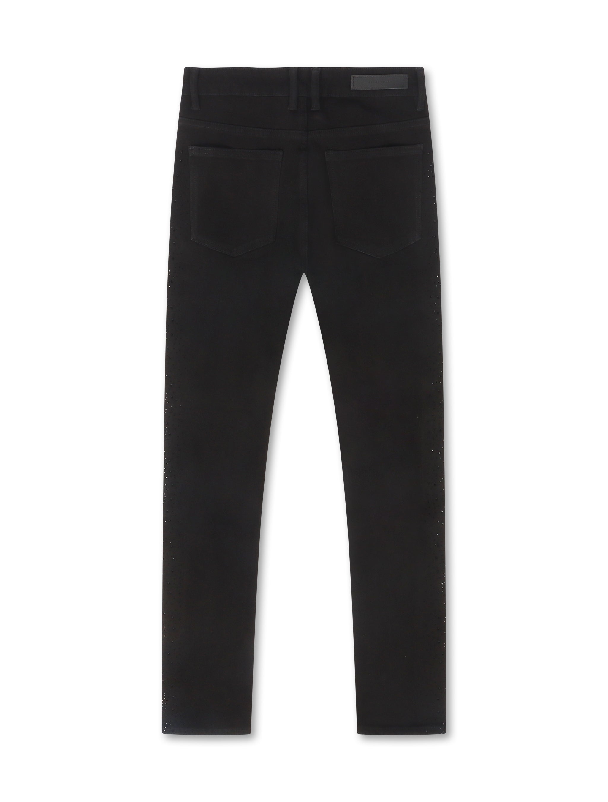 Embellish Frost Denim Rhinestone Jean - Black by Denim Exchange