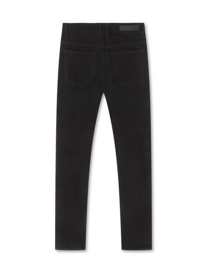 Embellish Frost Denim Rhinestone Jean - Black by Denim Exchange