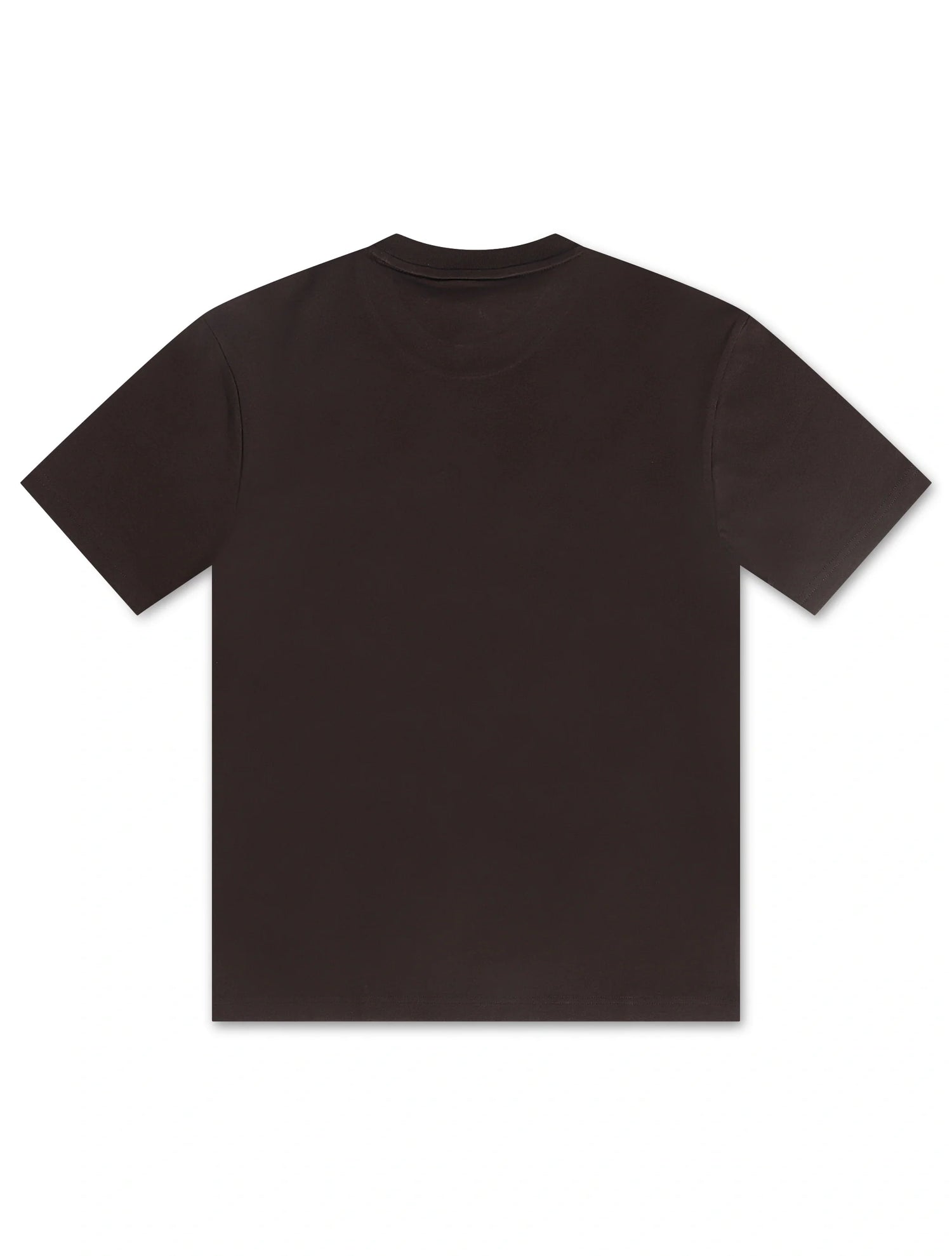 Lacoste Mens Cotton Tee - Dark Brown by Denim Exchange