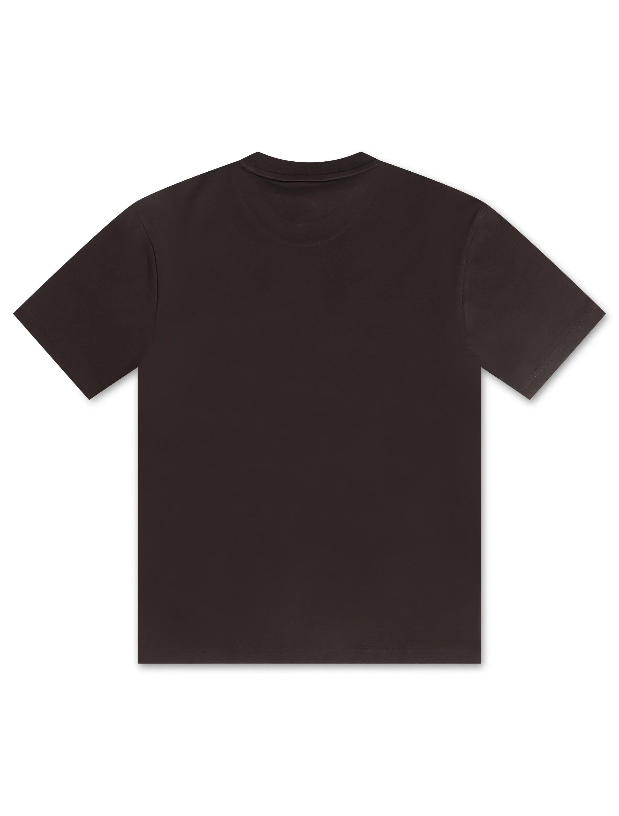 Lacoste Mens Cotton Tee - Dark Brown by Denim Exchange