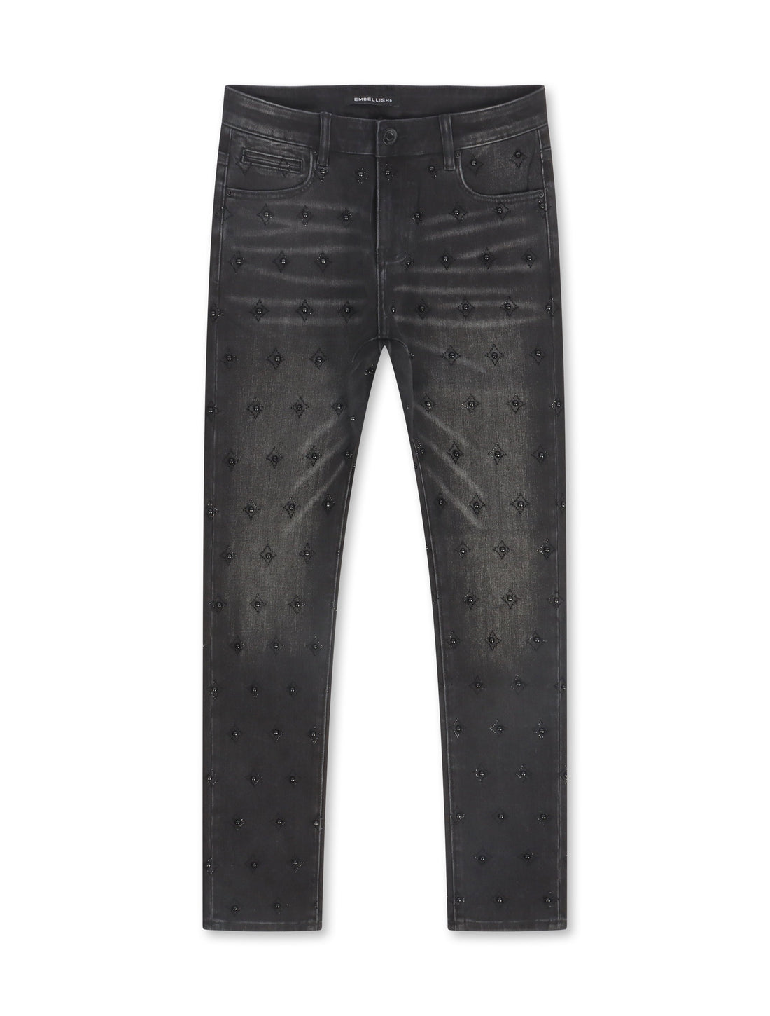 Embellish Cygnus Skinny Jean - Washed Black by Denim Exchange
