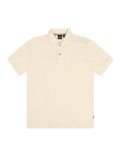 Hugo Boss Pallas Polo - Light Beige by Denim Exchange