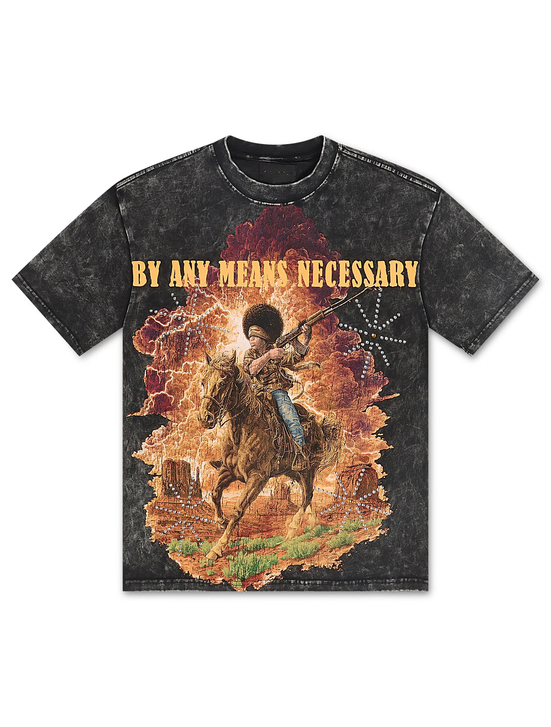 Supply West By Any Means Tee - Black by Denim Exchange