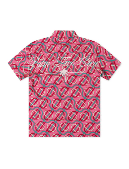 Puma X Palm Tree Crew Button Up - Strawberry by Denim Exchange
