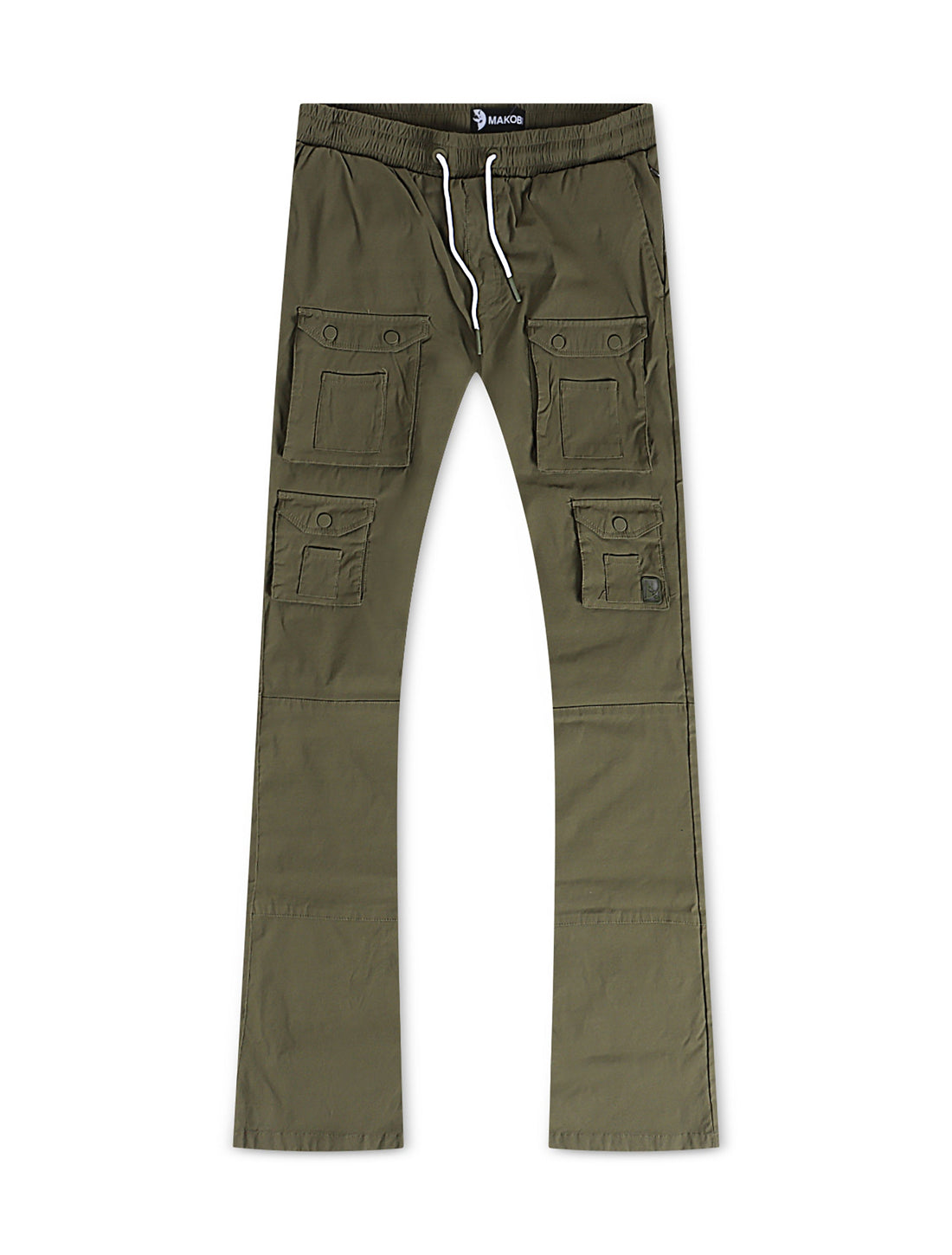 Makobi Colton Nylon Cargo Pants - Olive by Denim Exchange