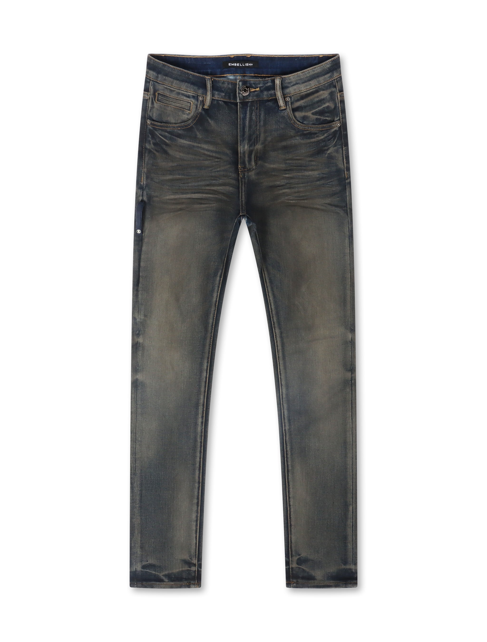 Embellish David Skinny Jeans - Grey by Denim Exchange
