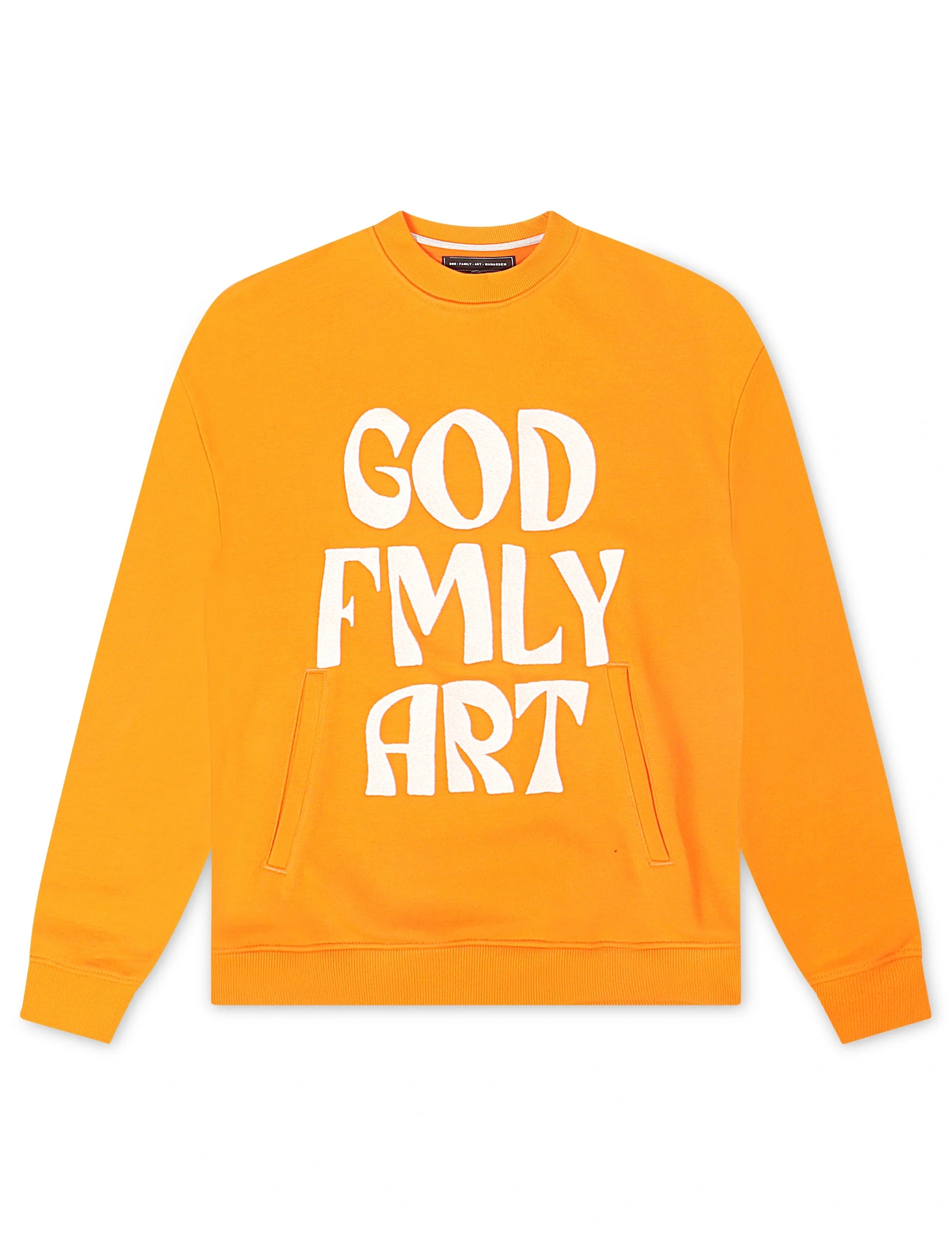 GFA Manassehy Clear Sweatshirt - Orange Tiger by Denim Exchange