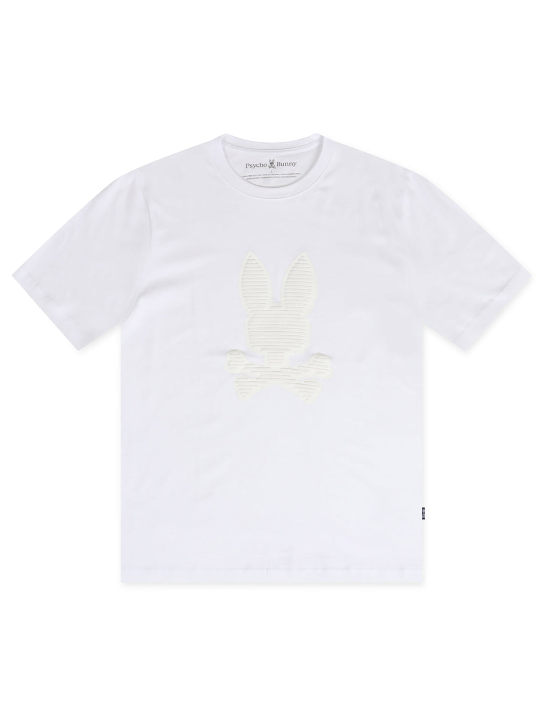 Psycho Bunny Kingston Graphic Tee - White by Denim Exchange