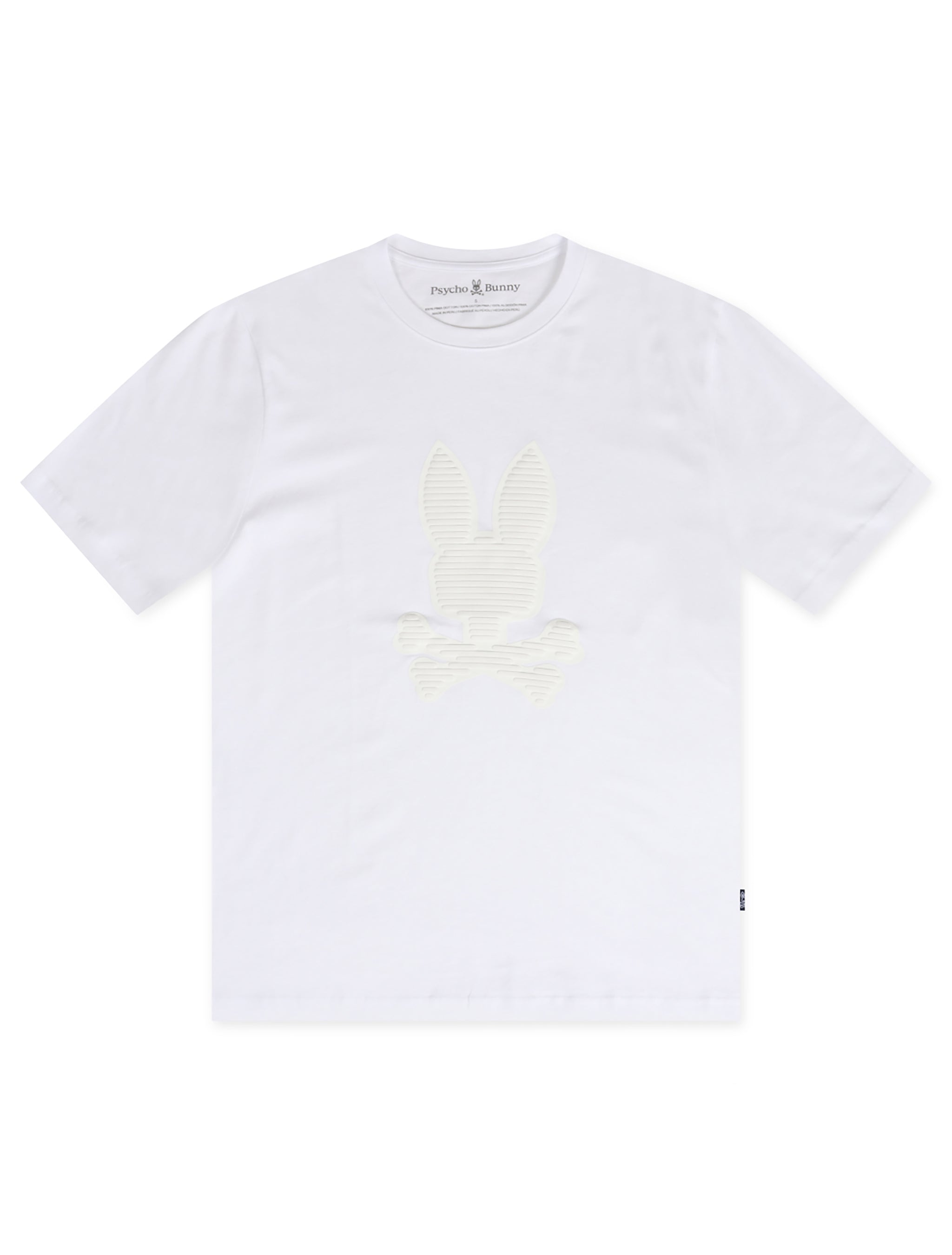 Psycho Bunny Kingston Graphic Tee - White by Denim Exchange