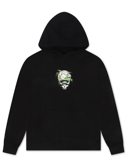 Malbon Grateful Dead Fesque Hoodie - Black by Denim Exchange