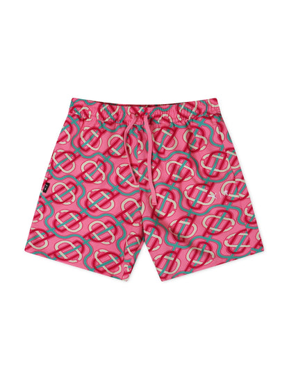 Puma X Palm Tree Crew Shorts - Strawberry by Denim Exchange
