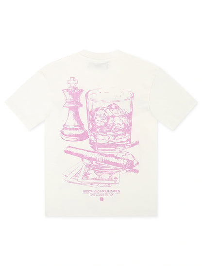 Memory Lane Studded Tee - White by Denim Exchange