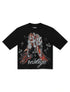 Prestige Chains Cropped Tee - Black by Denim Exchange