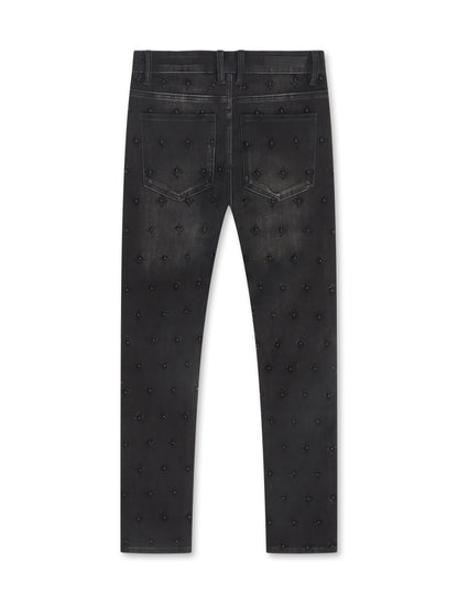Embellish Cygnus Skinny Jean - Washed Black by Denim Exchange