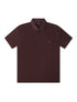 Boss Double Monogram Polo - Burgundy by Denim Exchange