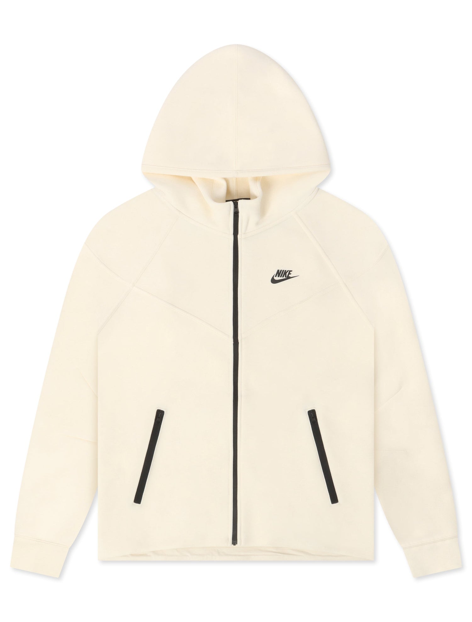 Nike Mens Sportswear Tech Fleece Full-Zip Hoodie - Cream by Denim Exchange