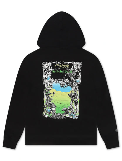 Malbon Grateful Dead Fesque Hoodie - Black by Denim Exchange