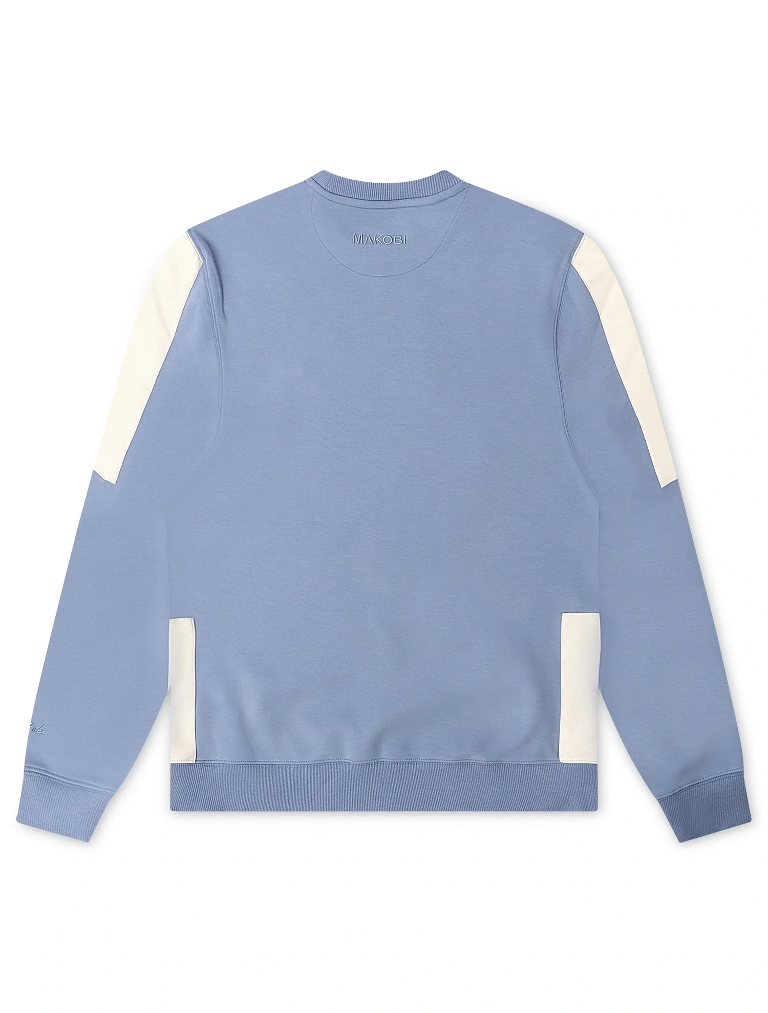 Makobi Star Rhinestone Crewneck - Smoke Blue by Denim Exchange