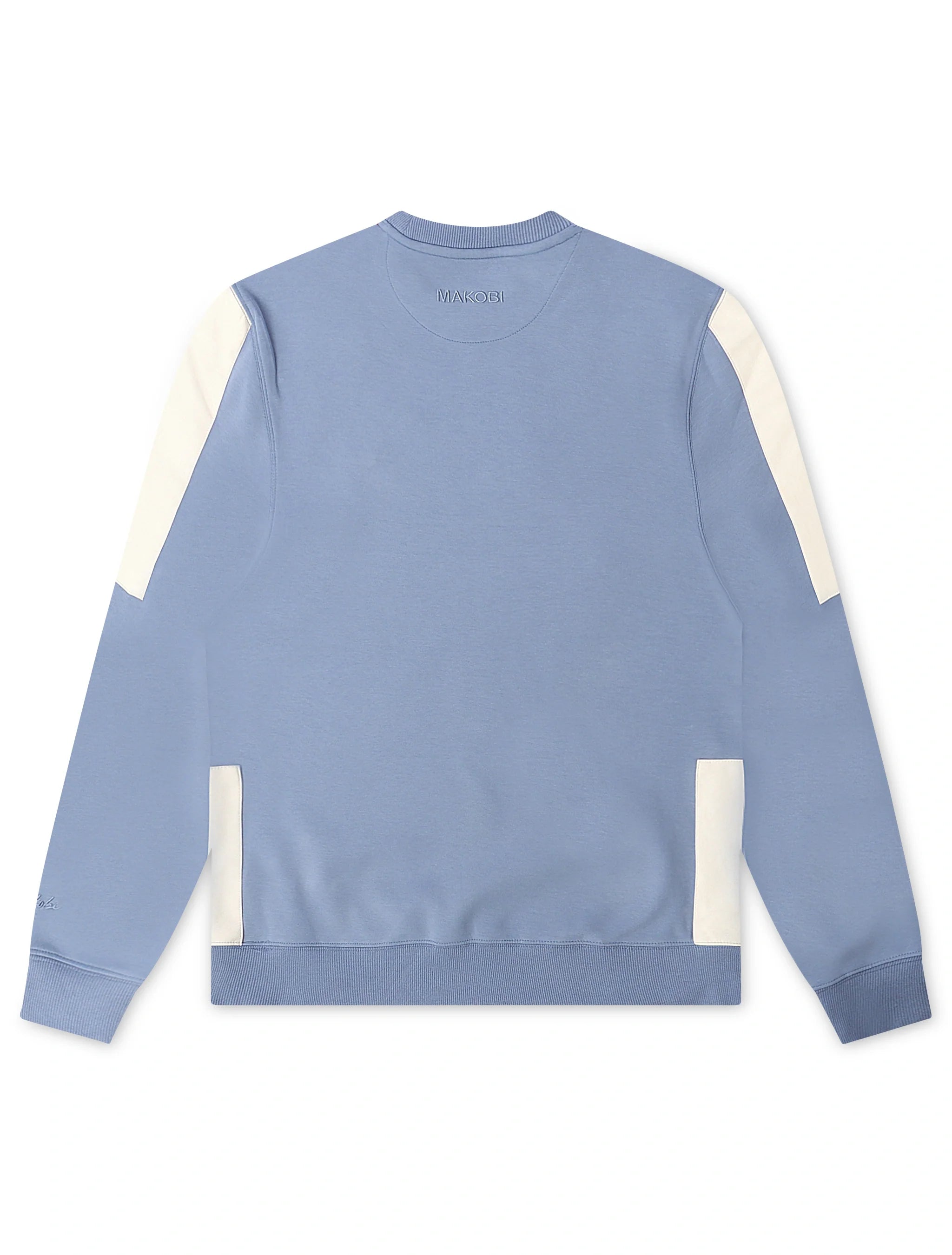 Makobi Star Rhinestone Crewneck - Smoke Blue by Denim Exchange