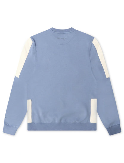 Makobi Star Rhinestone Crewneck - Smoke Blue by Denim Exchange