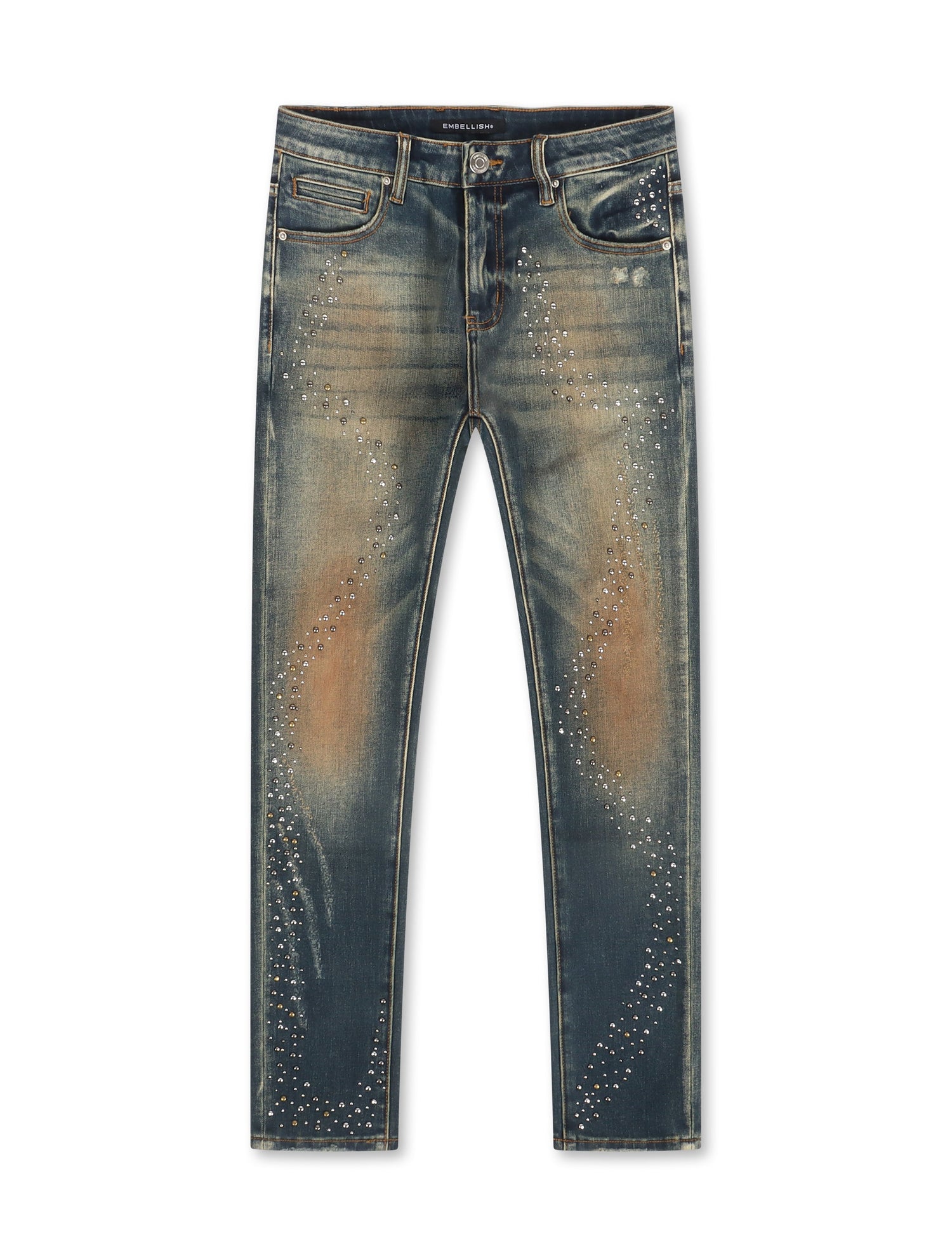 Embellish Cactus Skinny Jean - Vintage Wash by Denim Exchange
