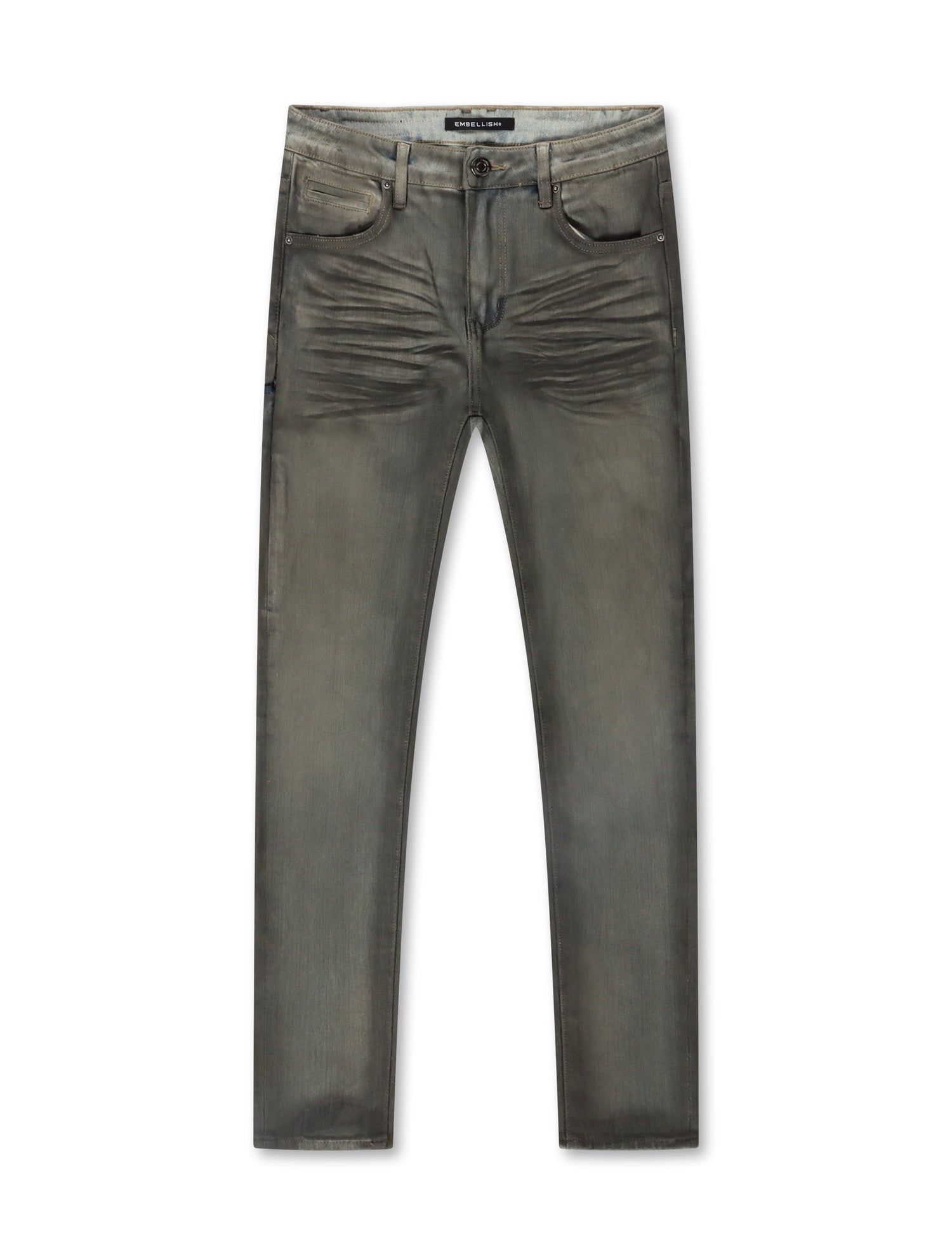 Embellish David Skinny Jeans - Washed Black by Denim Exchange