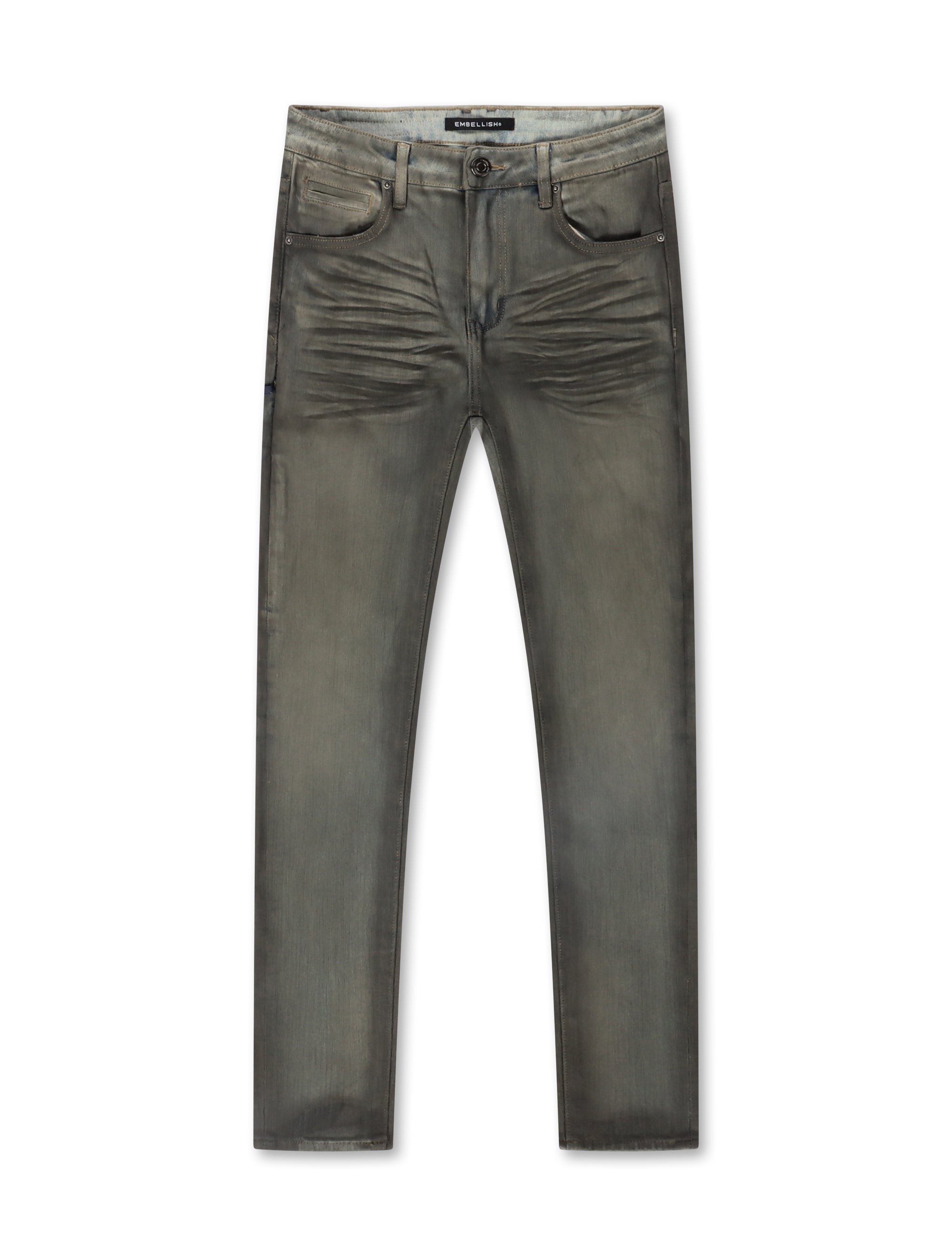Embellish David Skinny Jeans - Washed Black by Denim Exchange