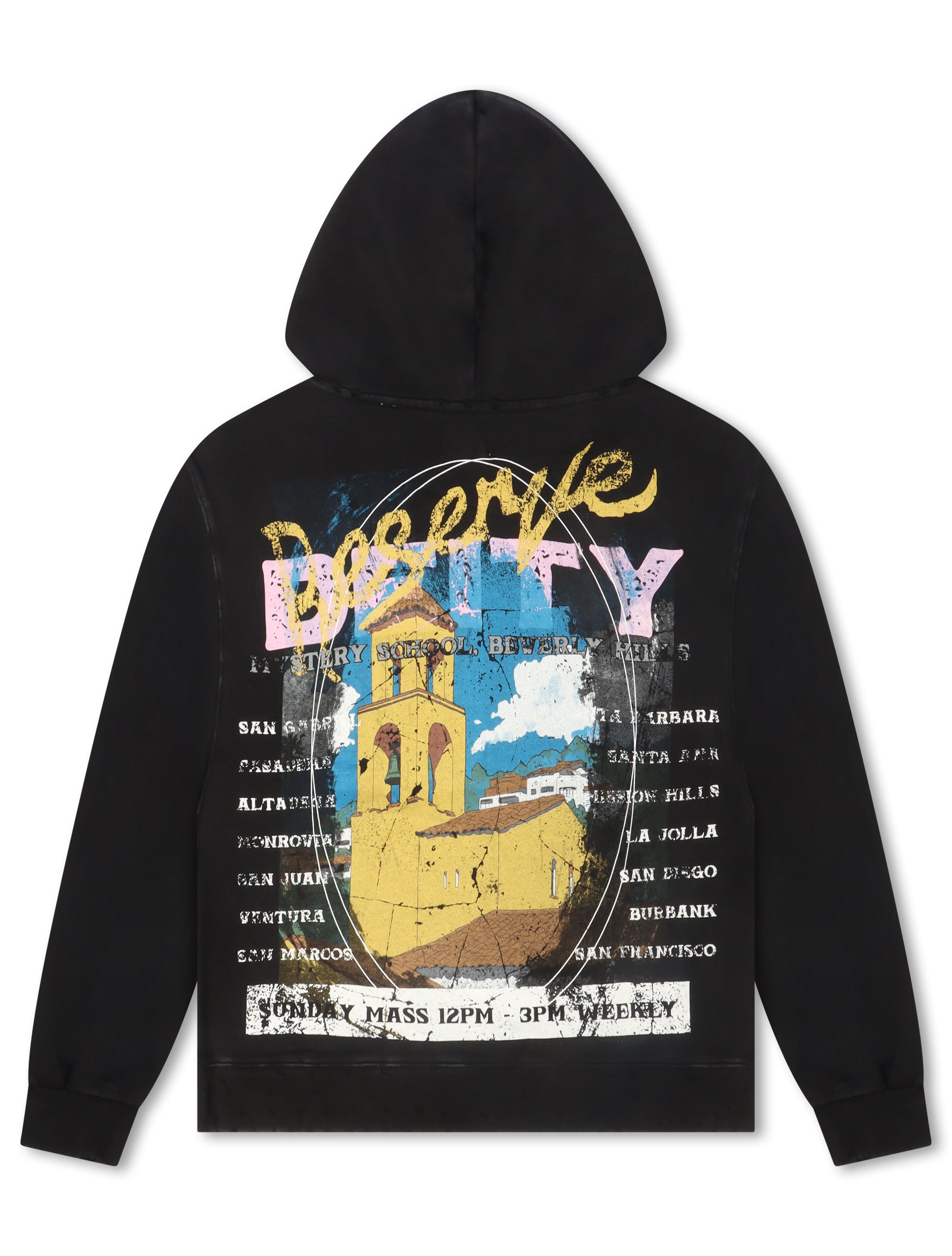 Reserve Mystery School Hoodie - Black by Denim Exchange