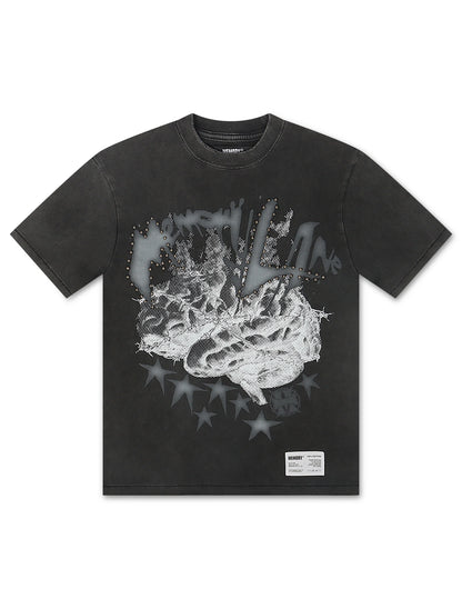 Memory Lane Brainiack Tee - Black by Denim Exchange
