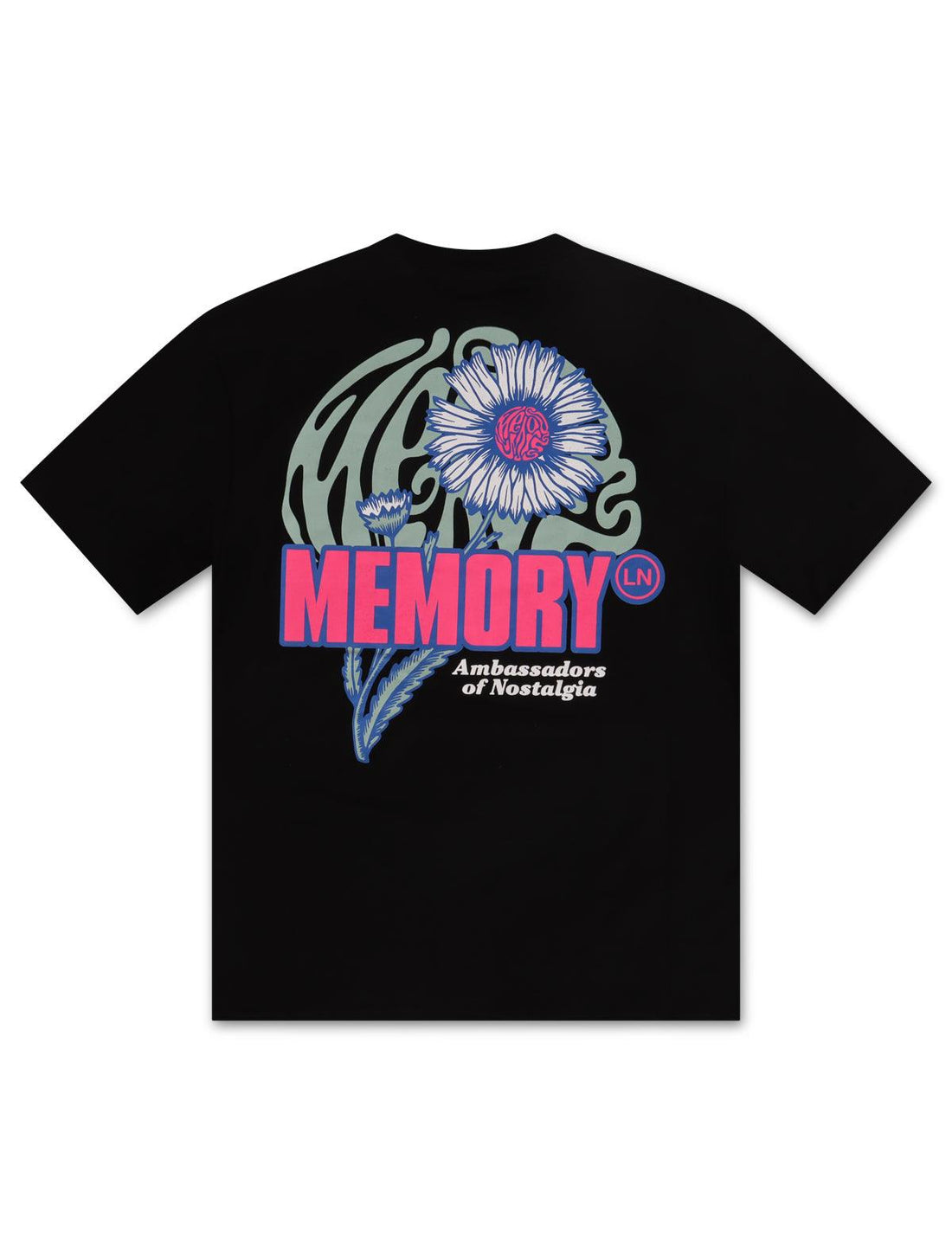 Memory Lane Full Bloom Tee - Black by Denim Exchange