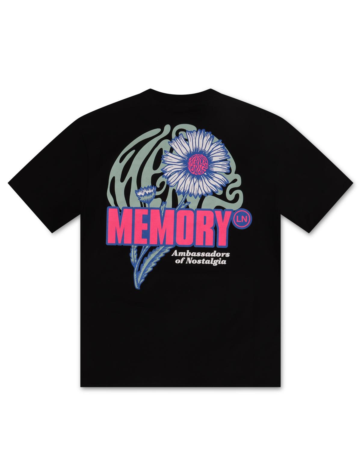 Memory Lane Full Bloom Tee - Black by Denim Exchange