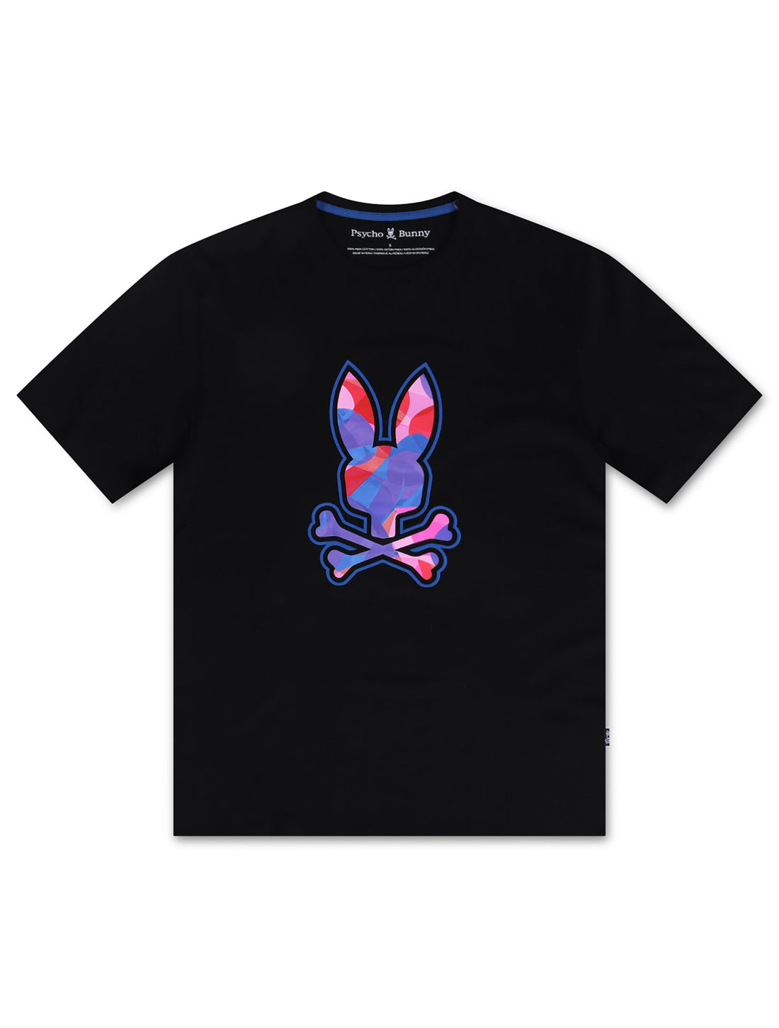 Psycho Bunny Norridge Graphic Tee - Black by Denim Exchange