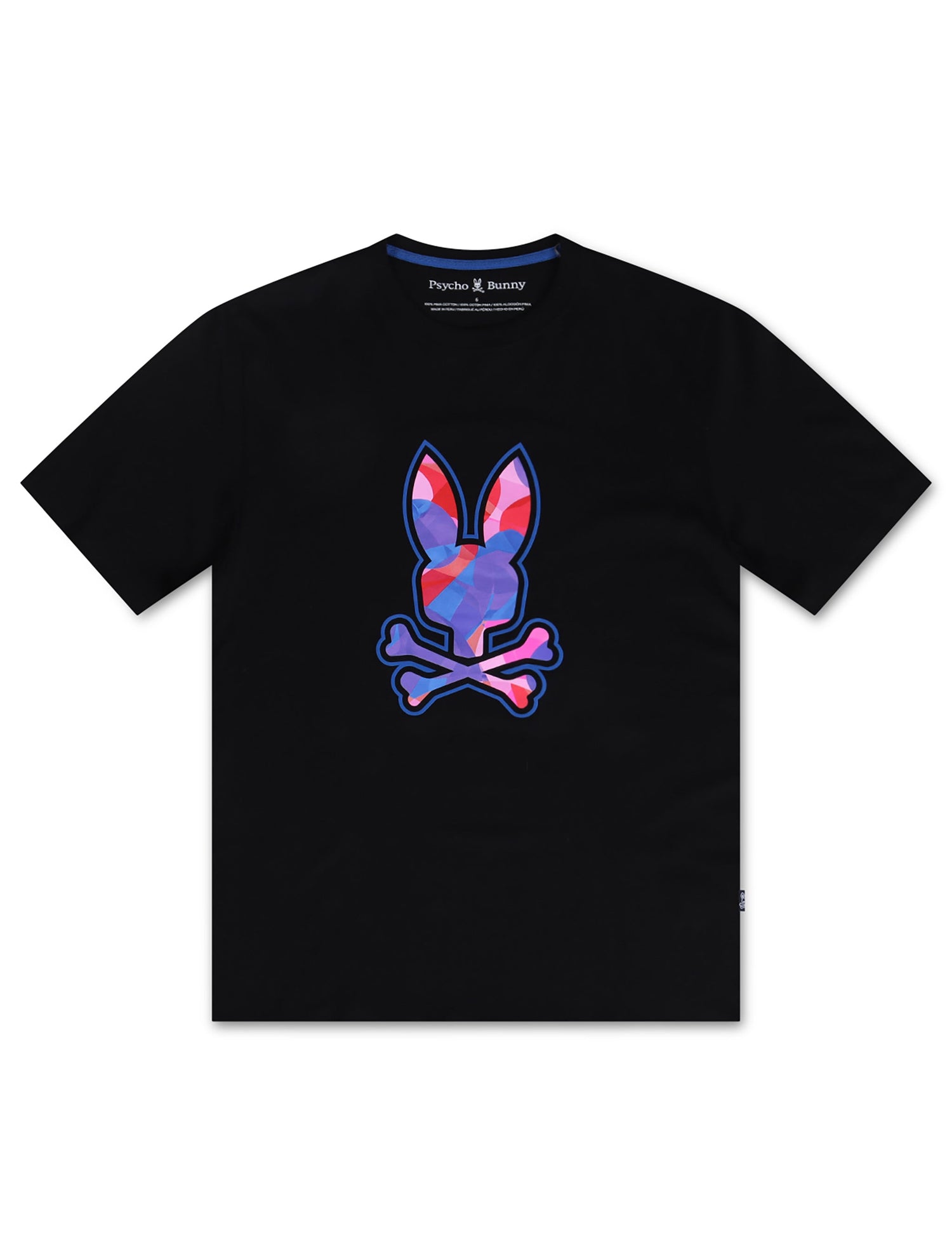 Psycho Bunny Norridge Graphic Tee - Black by Denim Exchange