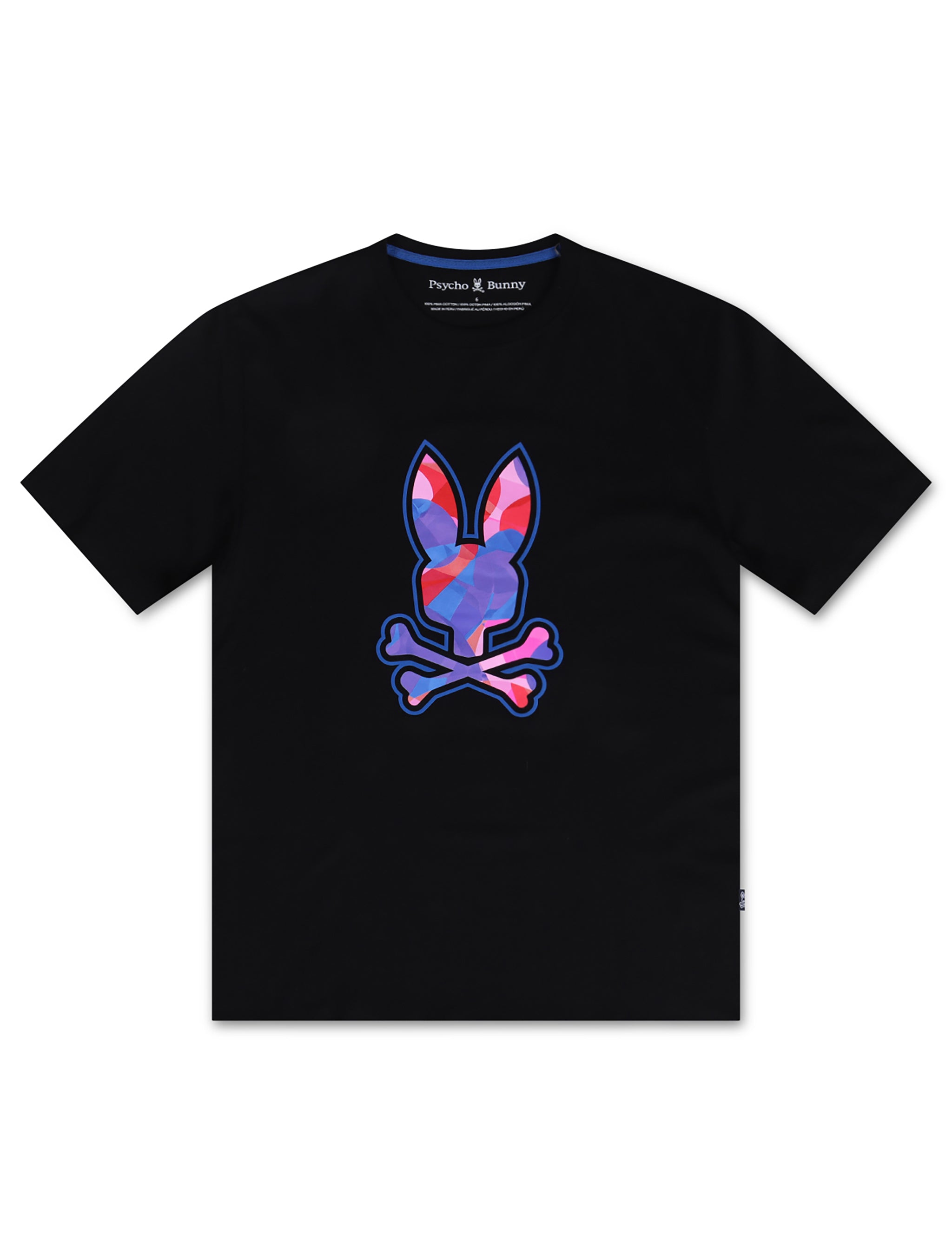 Psycho Bunny Norridge Graphic Tee - Black by Denim Exchange