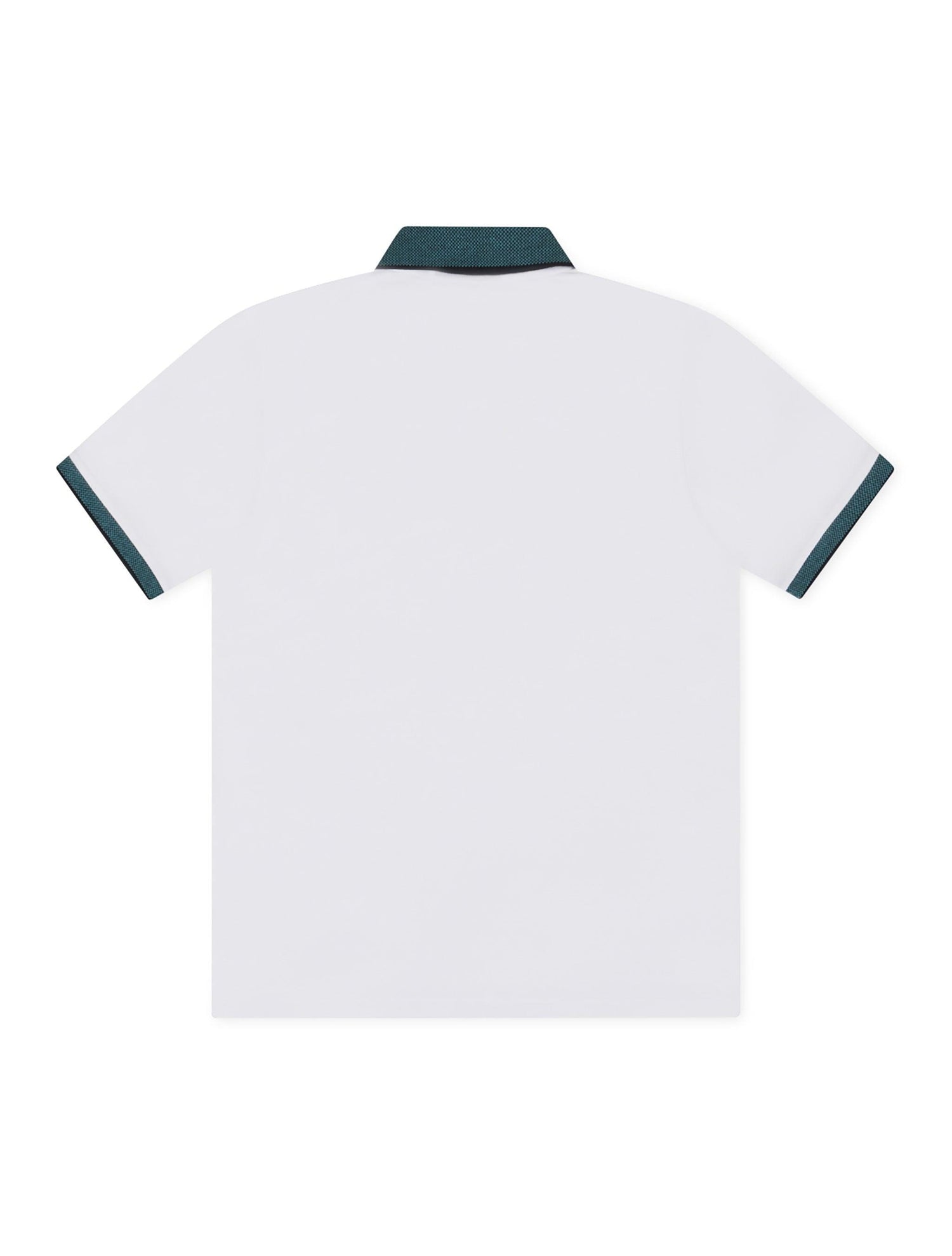 Psycho Bunny Montebello Pique Polo - White by Denim Exchange
