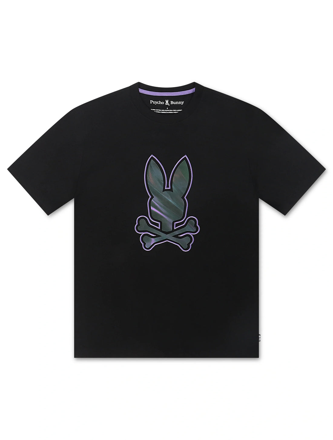 Psycho Bunny Longbridge Graphic Tee - Black by Denim Exchange