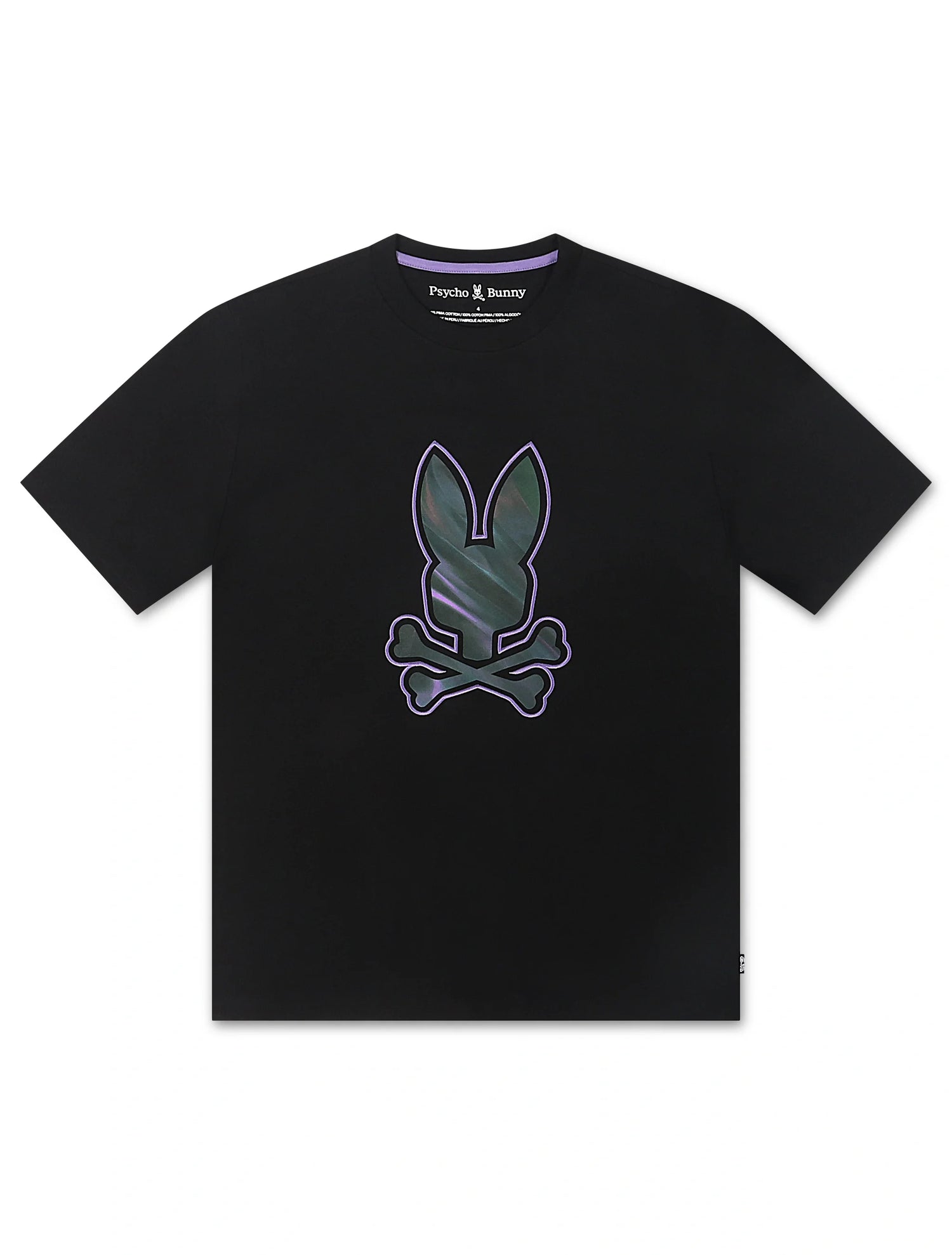 Psycho Bunny Longbridge Graphic Tee - Black by Denim Exchange