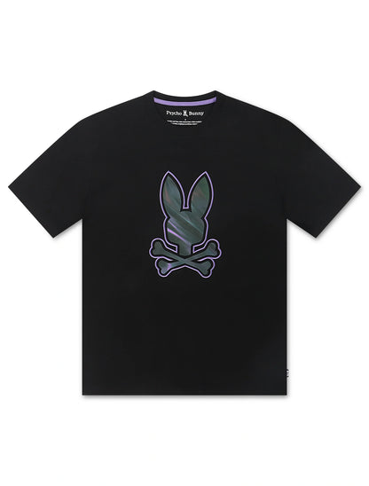 Psycho Bunny Longbridge Graphic Tee - Black by Denim Exchange