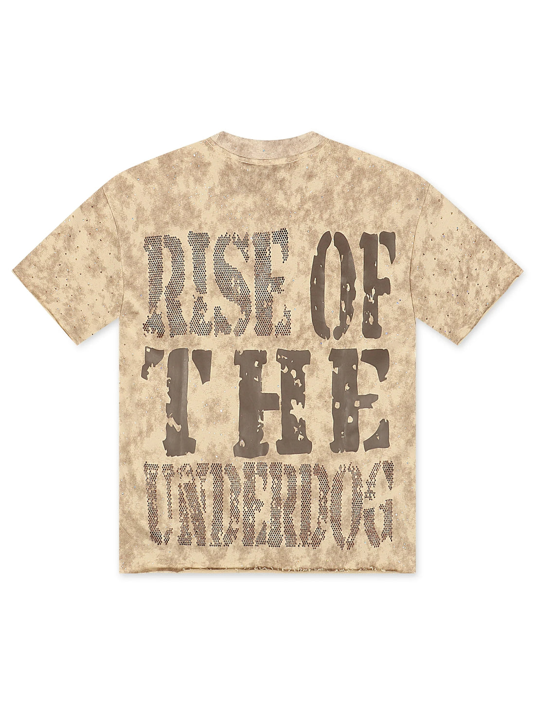 Bkys Contender Cropped Tee - Beige by Denim Exchange
