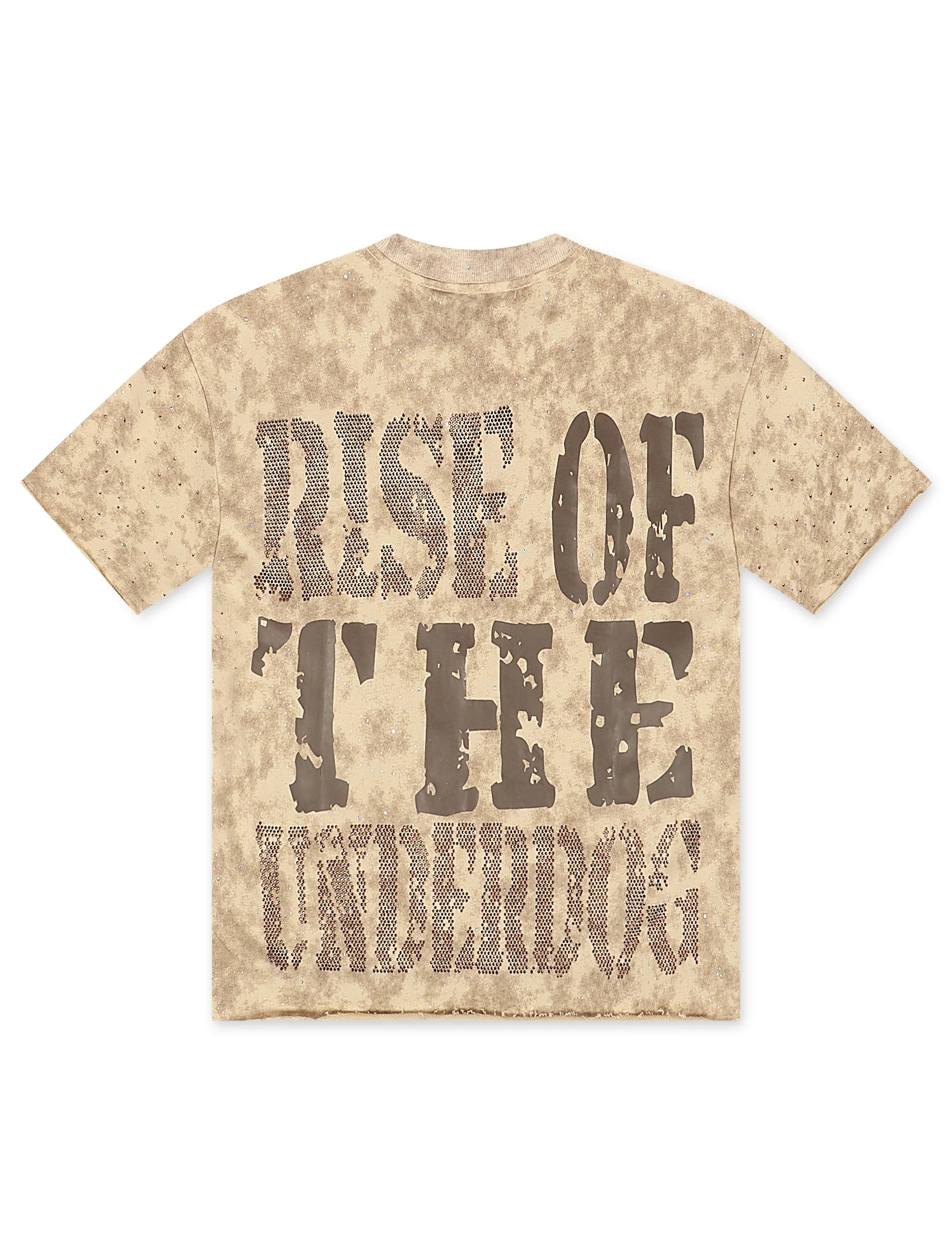 Bkys Contender Cropped Tee - Beige by Denim Exchange