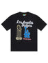 Red Letters La World Champs Tee - Vintage Black by Denim Exchange