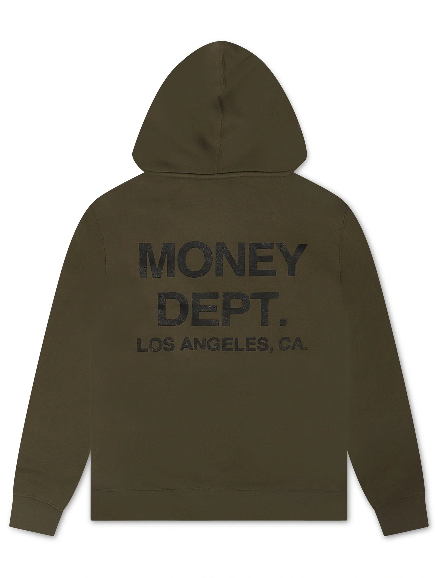 Money Dept. Print Hoodie - Olive/Black by Denim Exchange