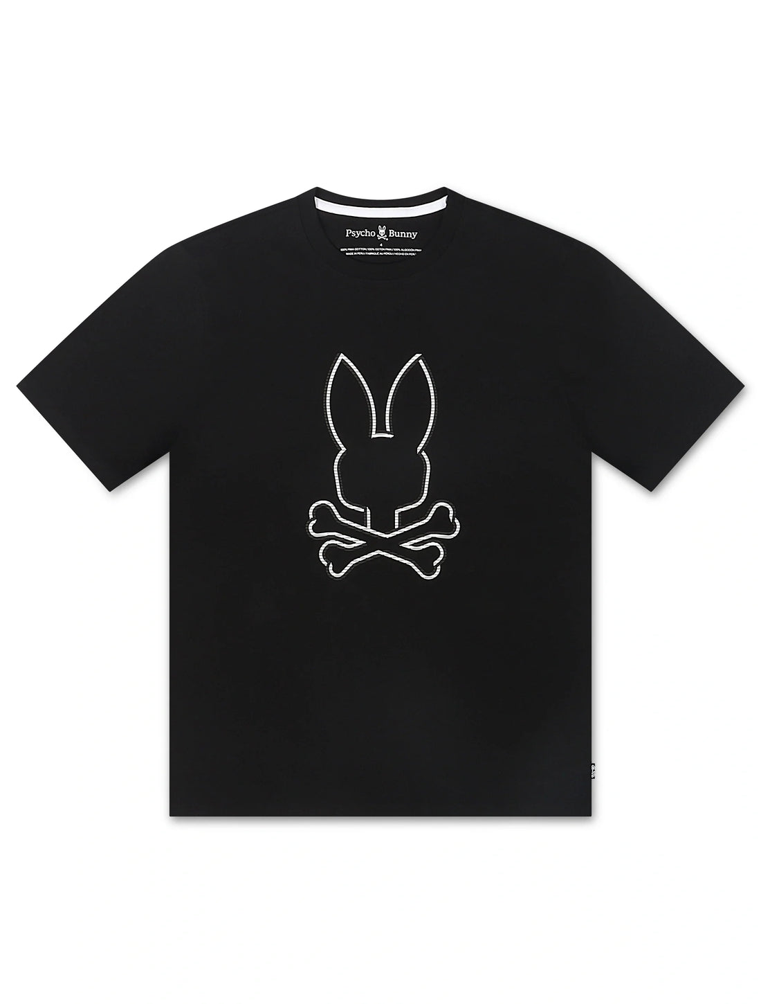 Psycho Bunny Hamilton Graphic Tee - Black by Denim Exchange