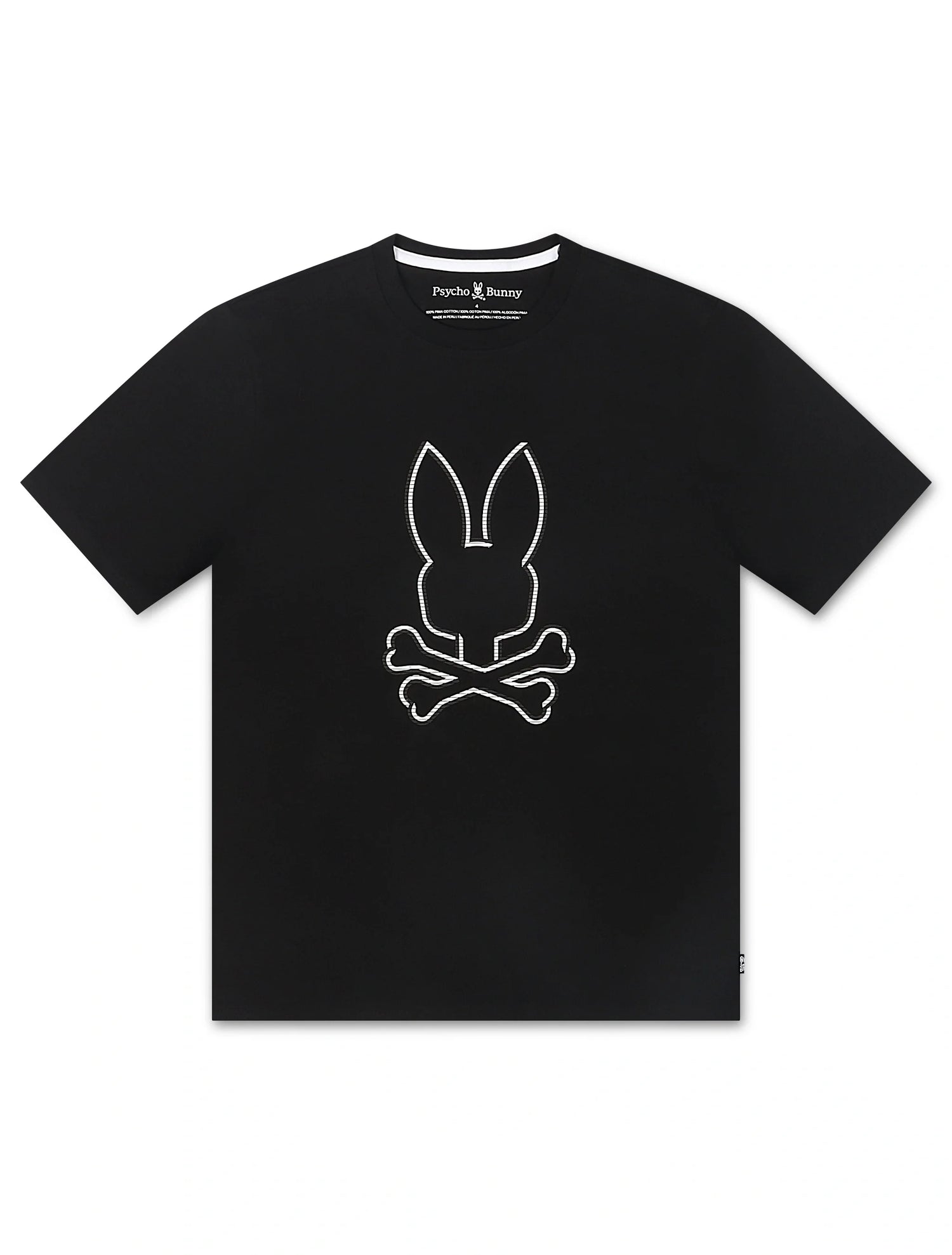 Psycho Bunny Hamilton Graphic Tee - Black by Denim Exchange