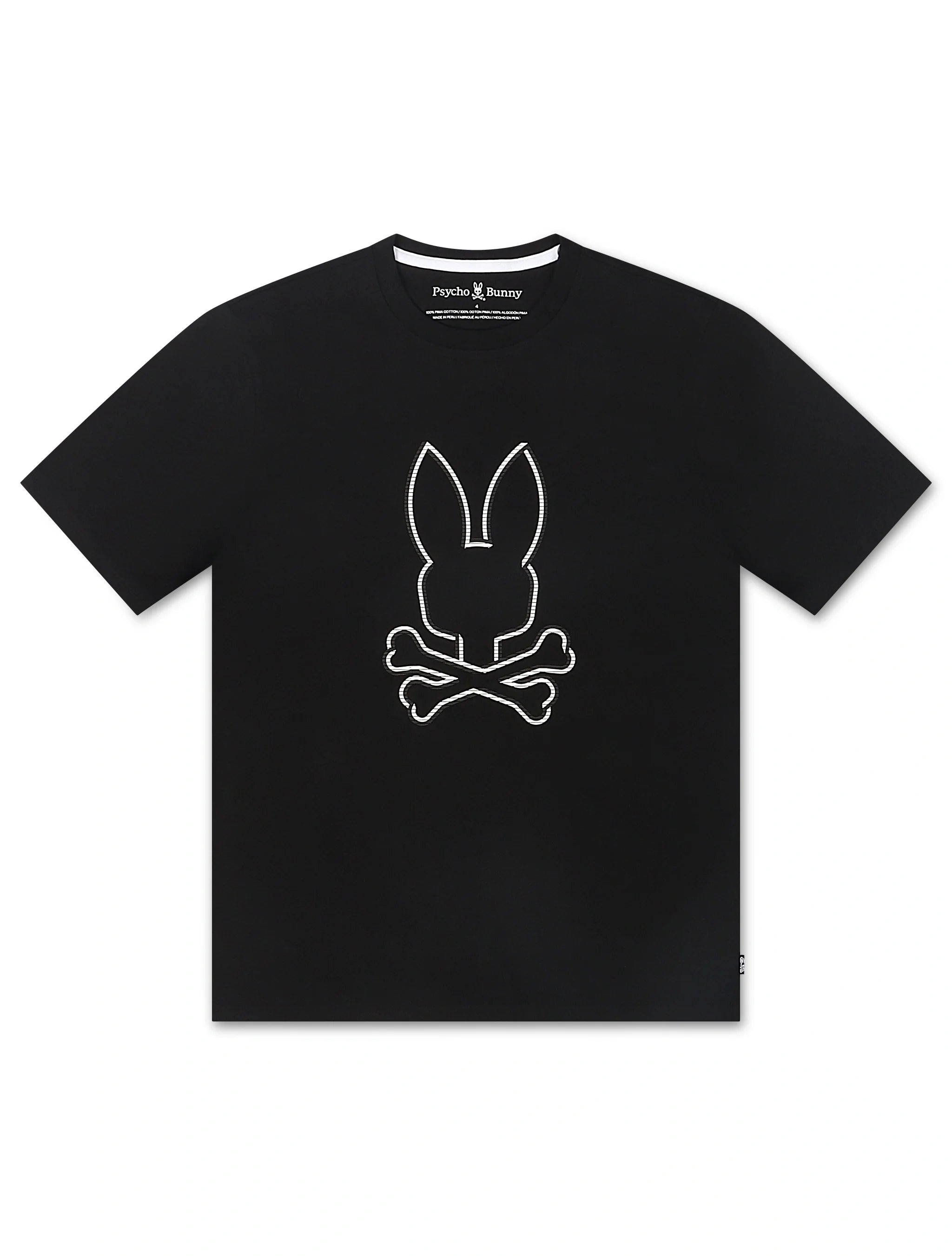Psycho Bunny Hamilton Graphic Tee - Black by Denim Exchange