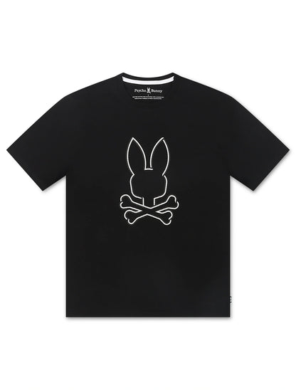 Psycho Bunny Hamilton Graphic Tee - Black by Denim Exchange