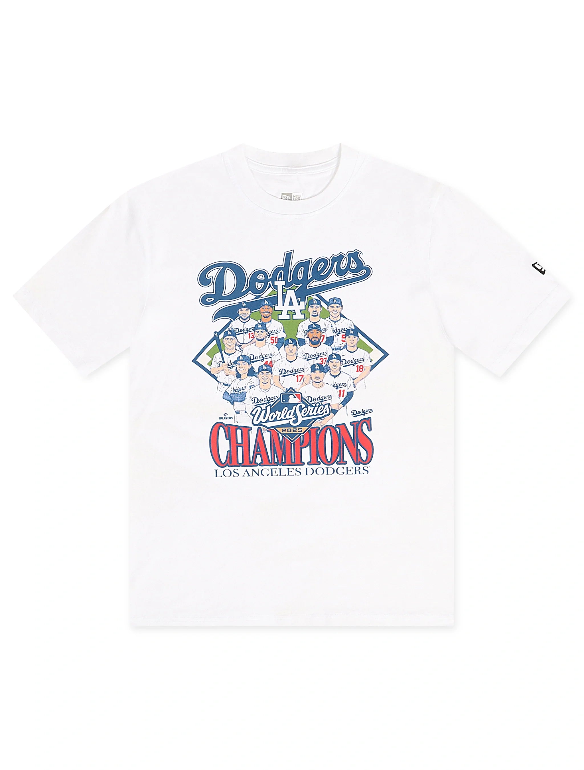 New Era LA Dodgers Portrait Tee - White by Denim Exchange
