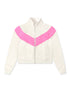 Nike Womens Sportswear Windrunner Knit Jacket - Sail/Playful Pink by Denim Exchange
