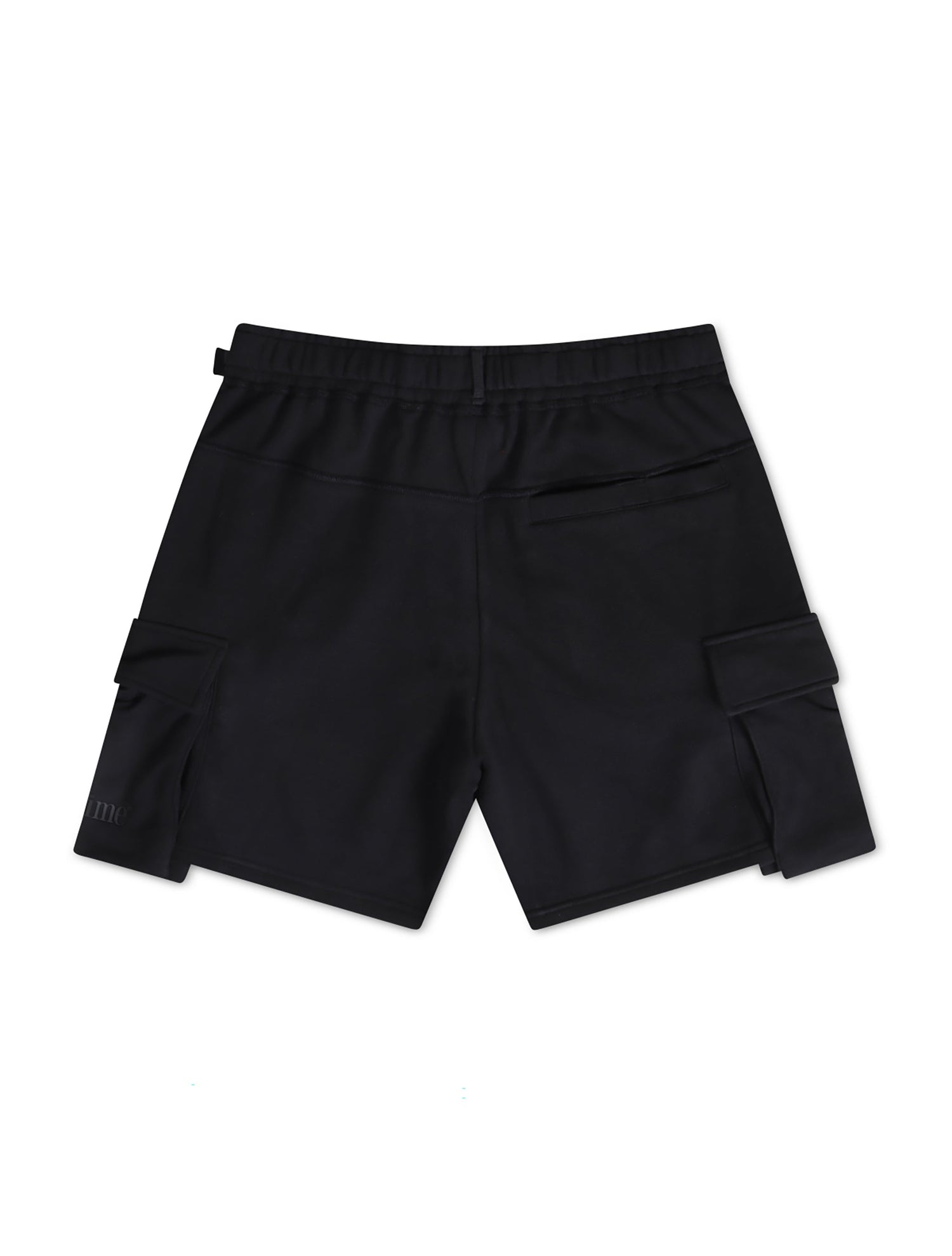 Apastime Vacation in Portugal French Terry Belted Shorts - Black by Denim Exchange